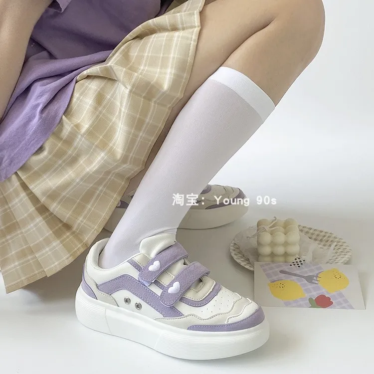 Lolita batai saldus princesė dienos japonijos apvali galva, storos apačioje moterų batai Kolegija stiliaus sportbačiai kawaii batai loli cosplay
