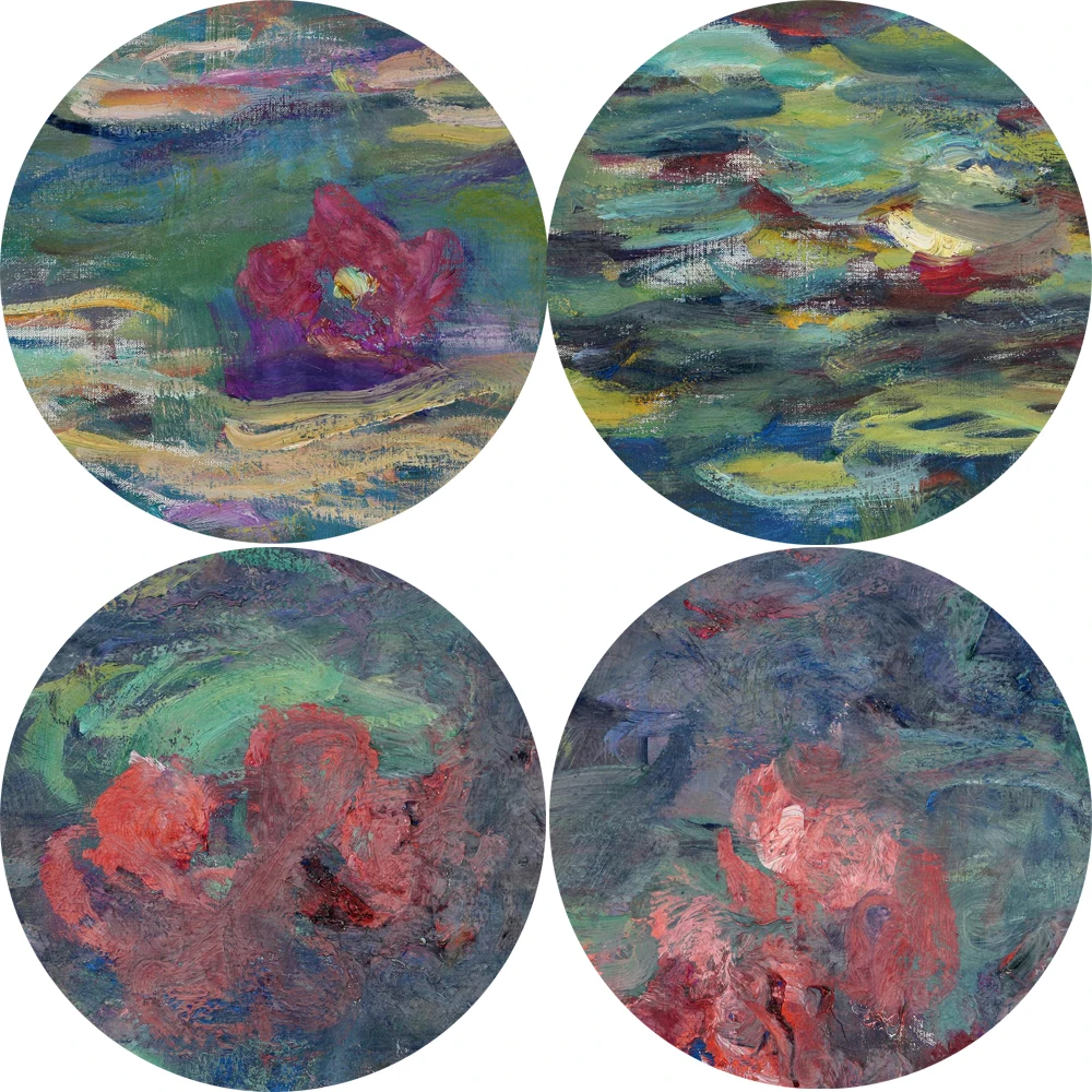 Monet Vandens Lelijos, Drobė Meno Paveikslų Reprodukcijos Impresionistų Gėlių Sienų Plakatai Ir Spausdinamos Nuotraukos Kambarį Dekoro