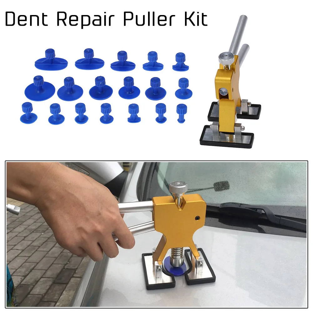 Universalus Automobilių Dent Repair Kamščiatraukis Kit 18 Skirtukai Kruša Šalinimo Įrankį, Automobilių Kėbulo Paintless Dent Keltuvai Remonto Įrankių Automobilių, Motociklų