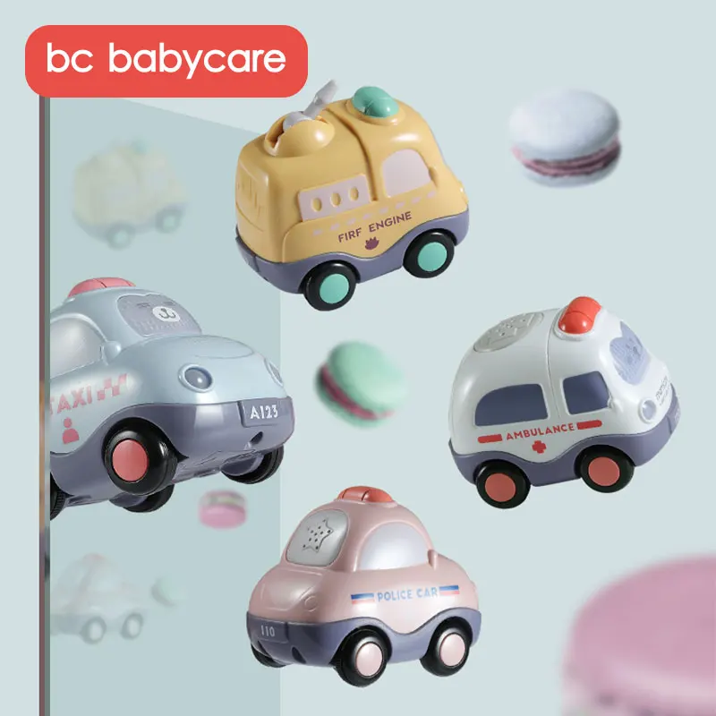 BC Babycare 4 Gabalus Berniukas Automobilių Žaislai Mobiliosios Transporto priemonės Gaisro Sunkvežimių Taksi Inžinerijos Modelis Vaikas Mini Automobilių Berniukas Žaislai Dovana 1-3 Metai