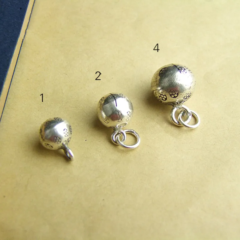 Fyla Režimas Vasaros Kolekcijos 925 Sterling Silver Bells Pakabukas Pakabukai Antikvariniai Raižyti Sidabrinė Apyrankė Tinka 