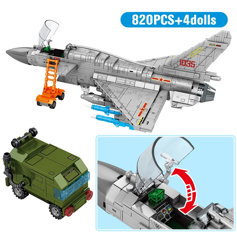 Miesto Policijos Technikos Ilgo Nuotolio Bombonešis Lėktuvas Blokai WW2 Naikintuvo Modelis Karinės Duomenys Plytų Žaislai
