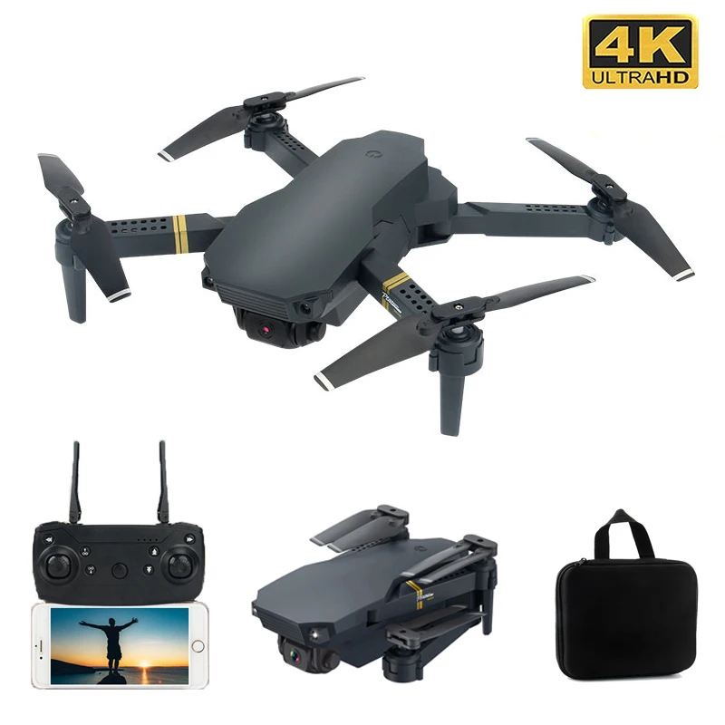Drone 4K su WIFI FPV HD Plataus Kampo Kamera Quadcopter Optinio Srauto Rc Dron Gestų Kontrolės Sulankstomas Aukščio Laikyti Patvarus Drone