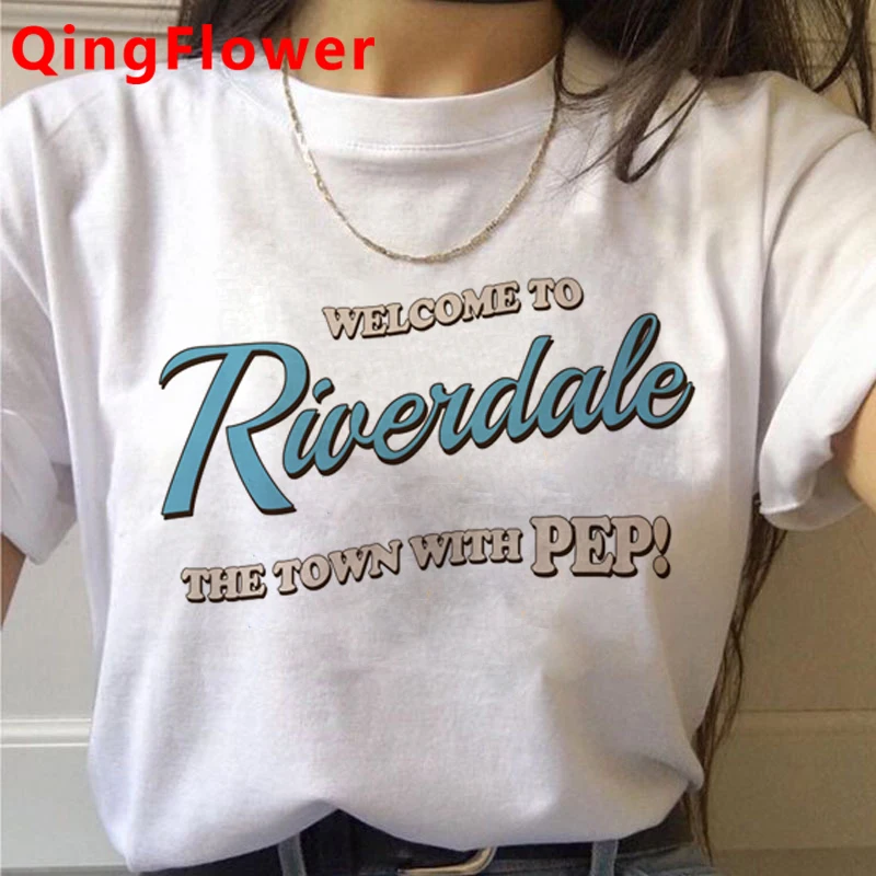 Riverdale Pietų Žalčių Harajuku Marškinėliai Moterims Pietų Pusėje Žalčių Snake Print T-shirt Ullzang Marškinėlius 90s Viršuje Tees Moteris