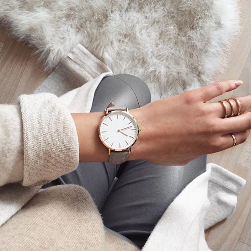 2020 Naujas Mados Paprastas odinis moterų laikrodžiai mados atsitiktinis nešioti Kvarco Žiūrėti, Moteris dovaną laikrodis Žiūrėti Moteris Relojes Mujerwatch