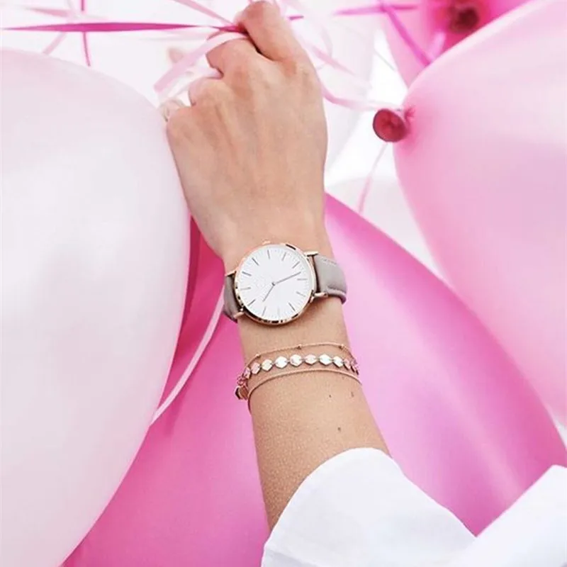 2020 Naujas Mados Paprastas odinis moterų laikrodžiai mados atsitiktinis nešioti Kvarco Žiūrėti, Moteris dovaną laikrodis Žiūrėti Moteris Relojes Mujerwatch