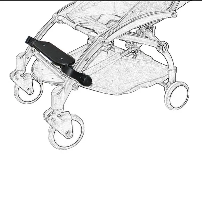 Reguliuojamas Vežimėlio Pakoja Pedalo Koja Poilsio Kūdikių Kojoms Vežimėlio Priedai Kūdikių Vežimėliai Kojų Išplėtimas Vežimėlį Pakoja