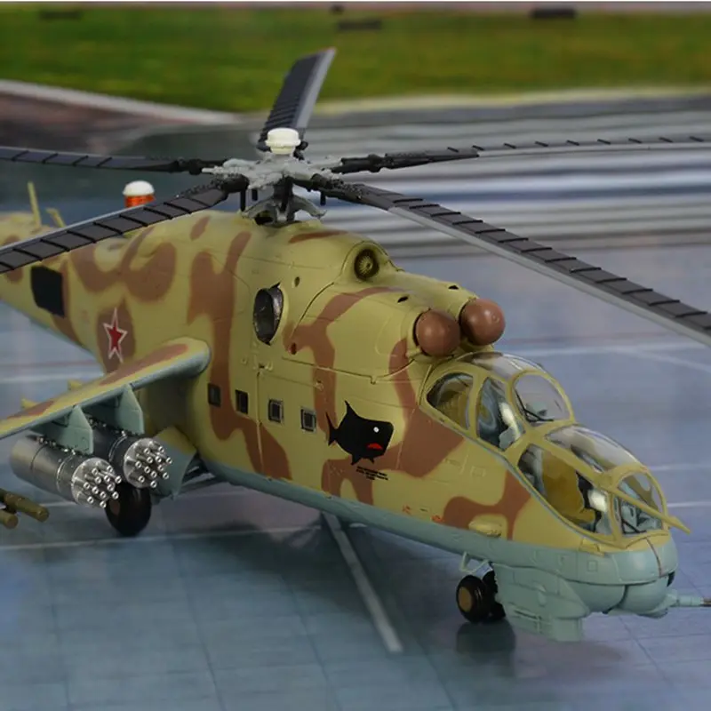 Iš anksto pastatytas 1:72 Mi-24 sraigtasparniai Galina hobis, kolekcines, apdailos plastikinių orlaivio modelis