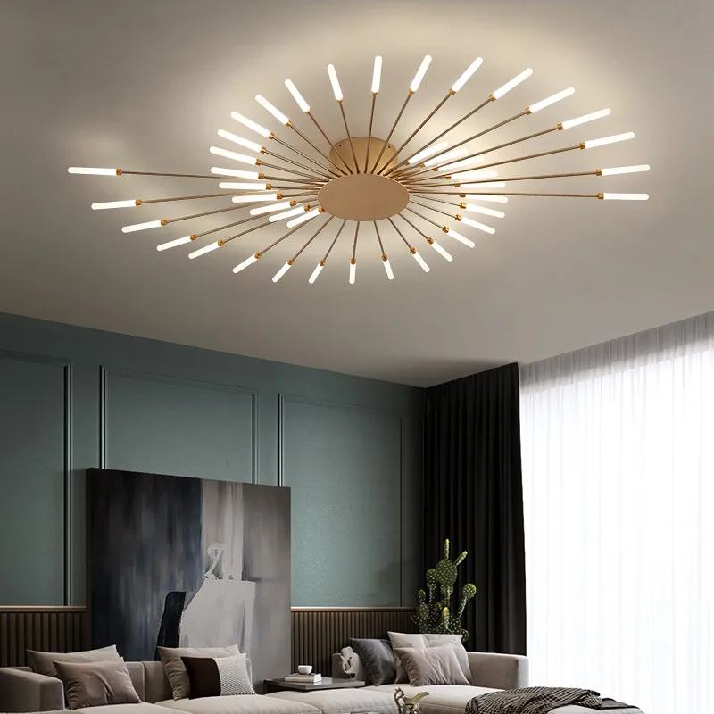 Led kambarį valgomasis lubų lempa, apšvietimas, namų puošybai lempos aukso/juoda modernūs, prabangūs naujovė šiaurės europos šviesa