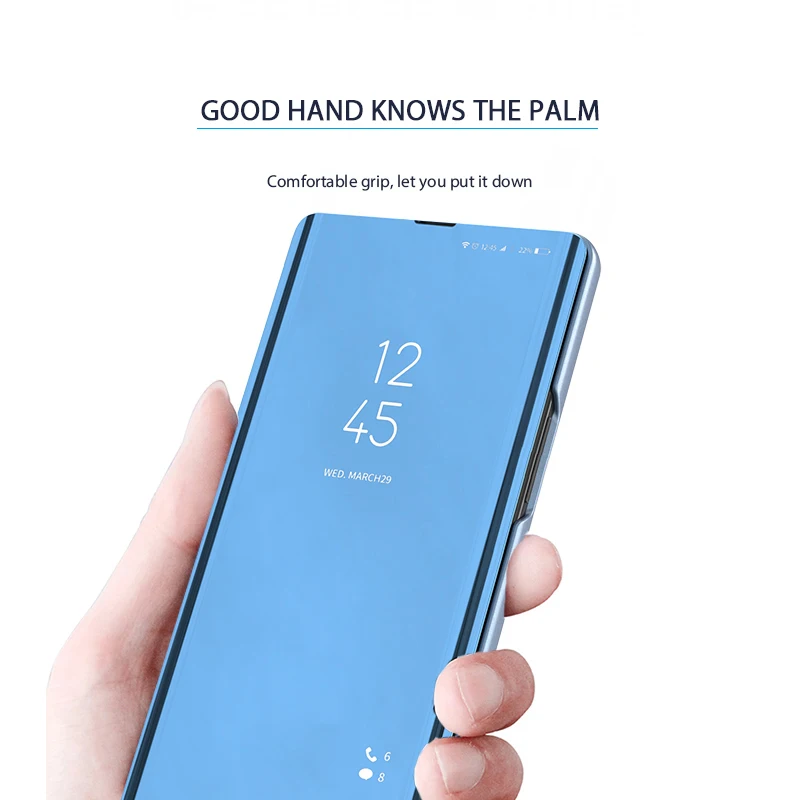 Už Xiaomi Pocophone X3 NFC Atveju, Aišku, Smart View PU Odos 360 Flip Stovo Dangtelis Atveju Poco F2 Pro M2 K30 atsparus smūgiams Fundas