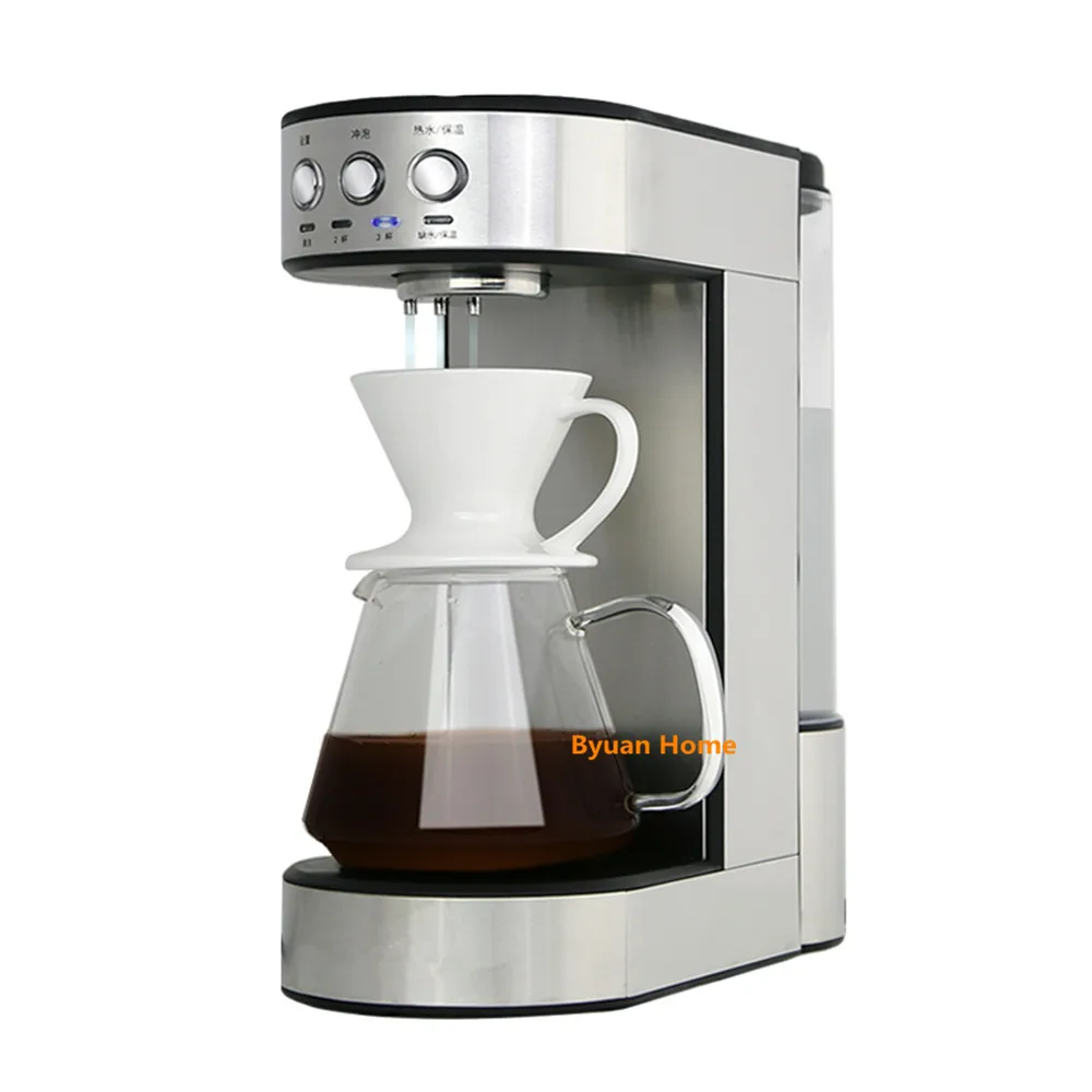 Naujas 1.8 L Visiškai automatinės prekybos nerūdijančio plieno kavos virimo aparatas protingas drip, kavos virimo aparatas kavos alaus Kavinė Amerikos