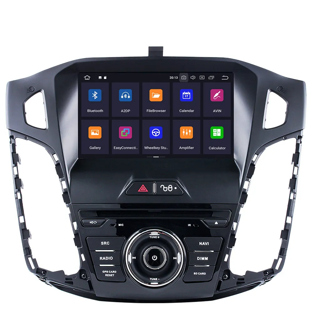 Android10.0 4G+64GB automobilių DVD grotuvas Built-in DSP GPS multimedijos Radijo FORD FOCUS 2012-2016 automobilių GPS Navigacija, Garso ir Vaizdo dsp