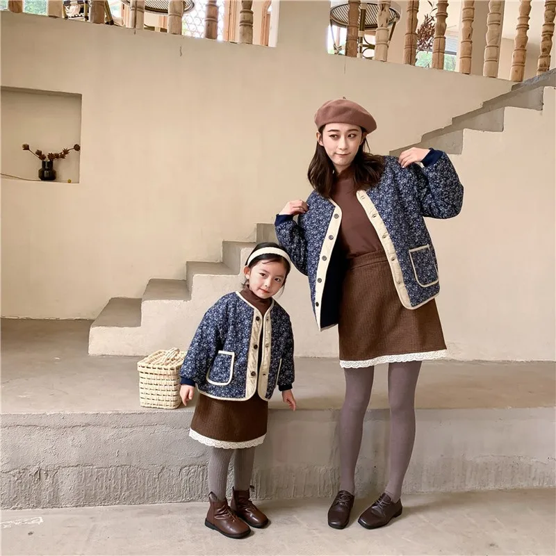 2020 m. žiemos naujas stilius, Japonų ir korėjiečių medvilnės kailio striukė vyrams ir moterims kūdikio močiutė drabužiai