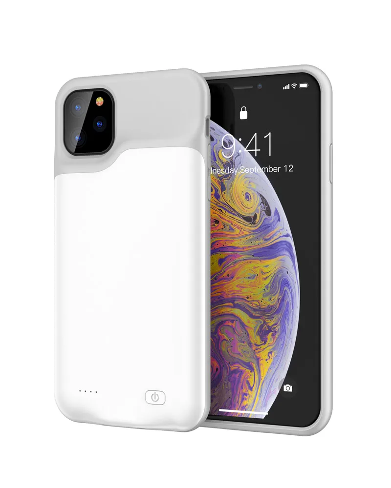 Baterijos Kroviklis Atveju iPhone, 11 Case for iPhone 5S SE 6 6S 7 8 Plus X XR XS MAX Pro Universalus Nešiojamų Galia Banko Įkroviklis