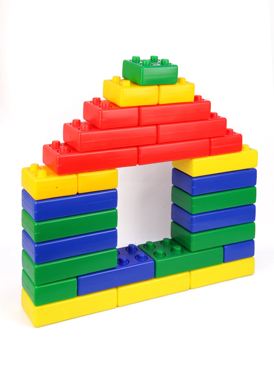 Statybinių blokų 12 Vnt Mega didelis, klasikinis dizainerio dydis vaikų plytų pilies žaislas