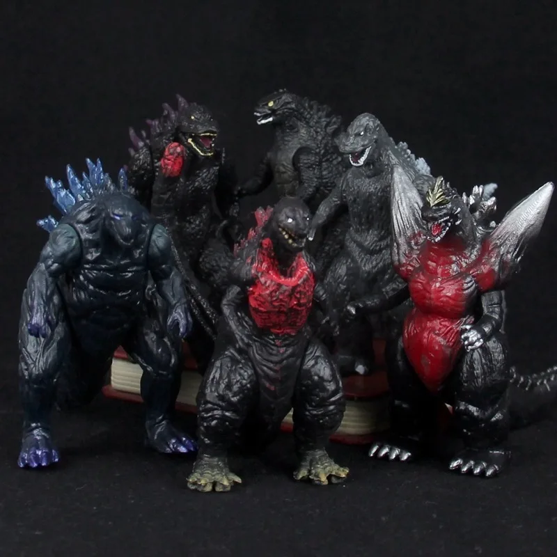 10vnt/set Gojira Godzilla 3-8cm PVC Veiksmų Skaičius, Kolekcines, Modelį, Kolekcines, Žaislas Vaikams Dovanų