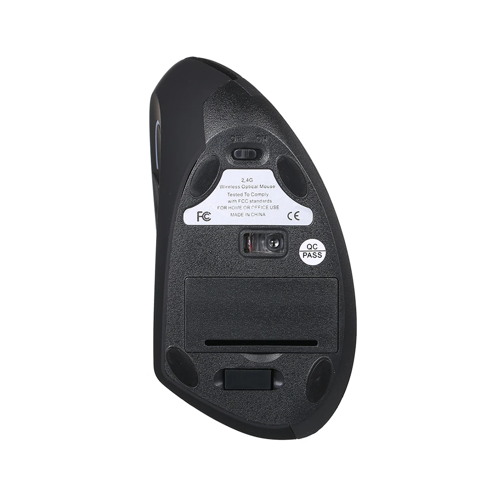 2.4 G Bevielio Vertikalus Pelės Kairėje USB Optinė Ergonomiška Pelė kairiarankiams 800/ 1200/ 1600 DPI, 5 Buttons, skirtą 