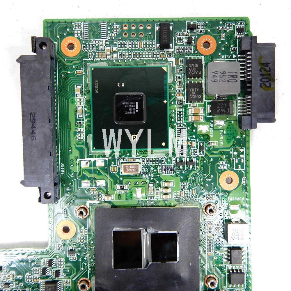 UL80JT i3-330 CPU Mainboard REV2.0 asus UL80J Nešiojamas Plokštė 60-N3ZMB1300-A19 Testuotas Darbo