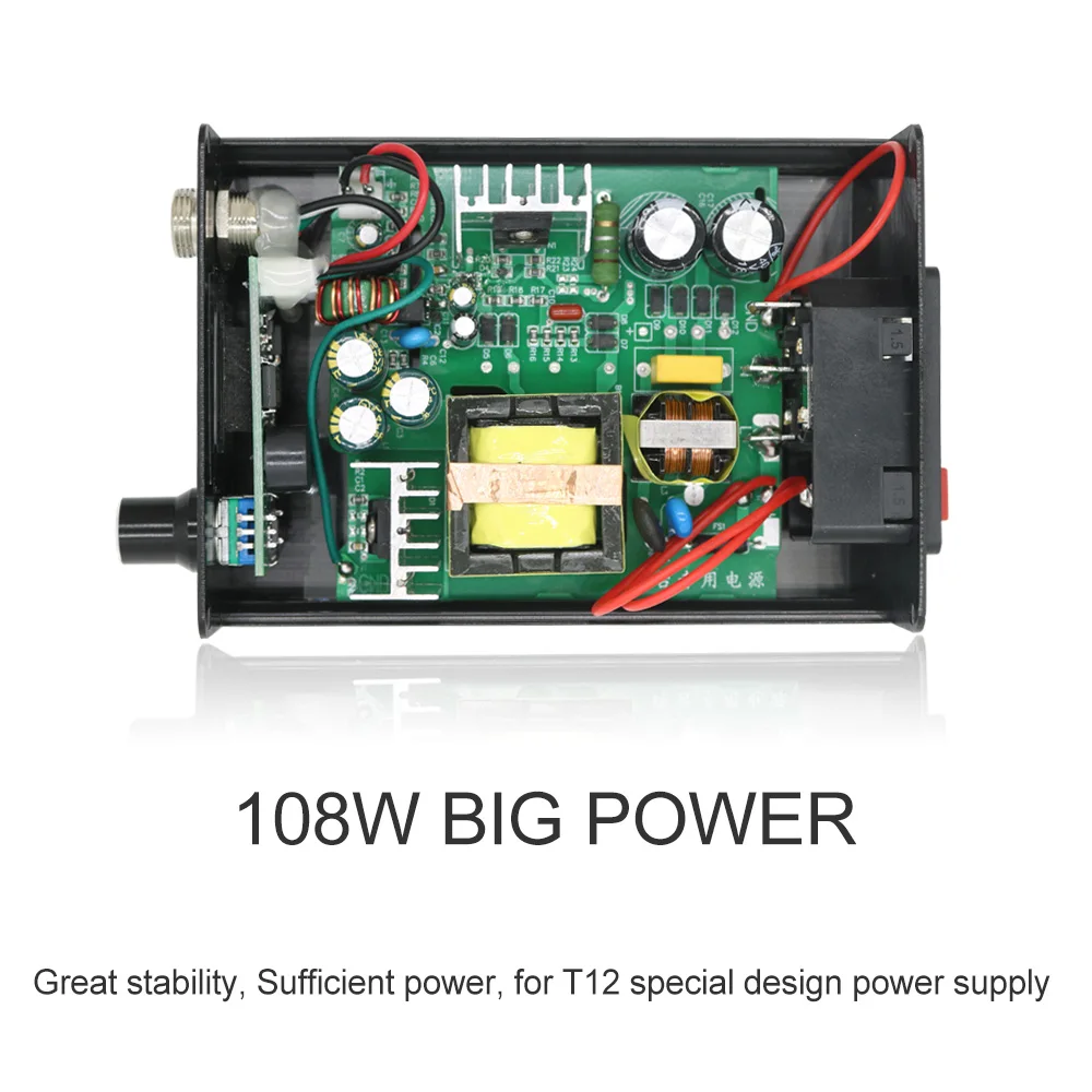 STC T12-952 OLED litavimo stotis elektroninis Skaitmeninis 0.96 ekranas su C011 ketaus stovas/alavo lydmetalis vielos/T12-K lituoklio