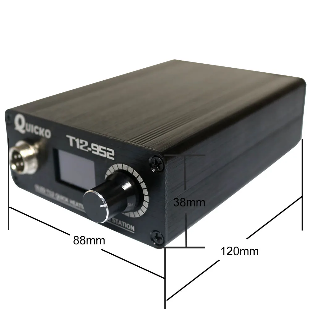 STC T12-952 OLED litavimo stotis elektroninis Skaitmeninis 0.96 ekranas su C011 ketaus stovas/alavo lydmetalis vielos/T12-K lituoklio