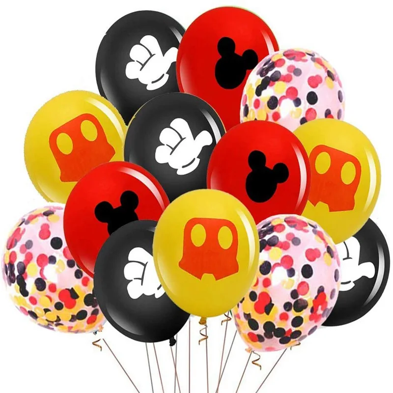 Disney Mickey Mouse Balionus, Gimtadienio Minnie Mouse Dekoracijos Vaikams Su Gimtadieniu Aliuminio Folija Laišką Baliono Rinkinys