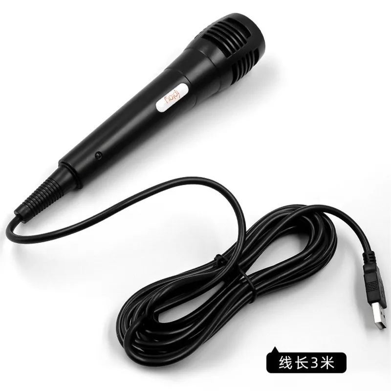 USB Laidinis Mikrofonas Karaoke Mic Nintendo Jungiklis, PS4, Wii Xbox PC Kompiuteris Kondensatoriaus Įrašymo Microfone Ultra-wide