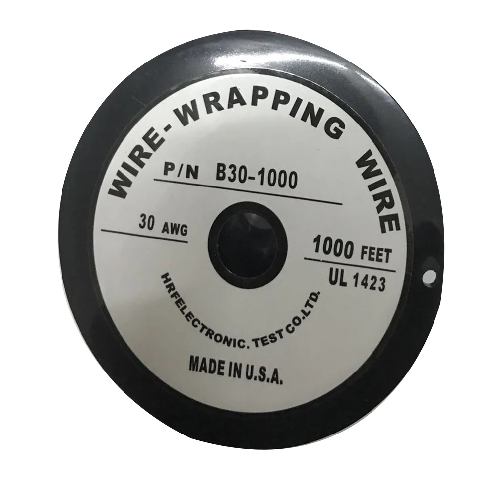 305 Metrų OK Linija 0.45 mm, P/N B30-1000 JAV importo Aukštos temperatūros Viela, Sidabro padengtą Kabelis UL1423 30AWG PCB Plaukioja Jumper Wire