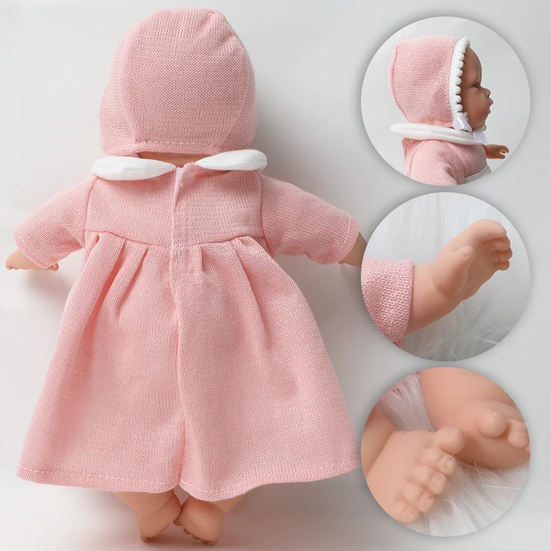 12 colių tikroviška reborn Baby doll puikus Realistiškas silikono įdaru medvilnės mados Bebe lėlės garso Drabužių rinkinys vaikams, žaislai
