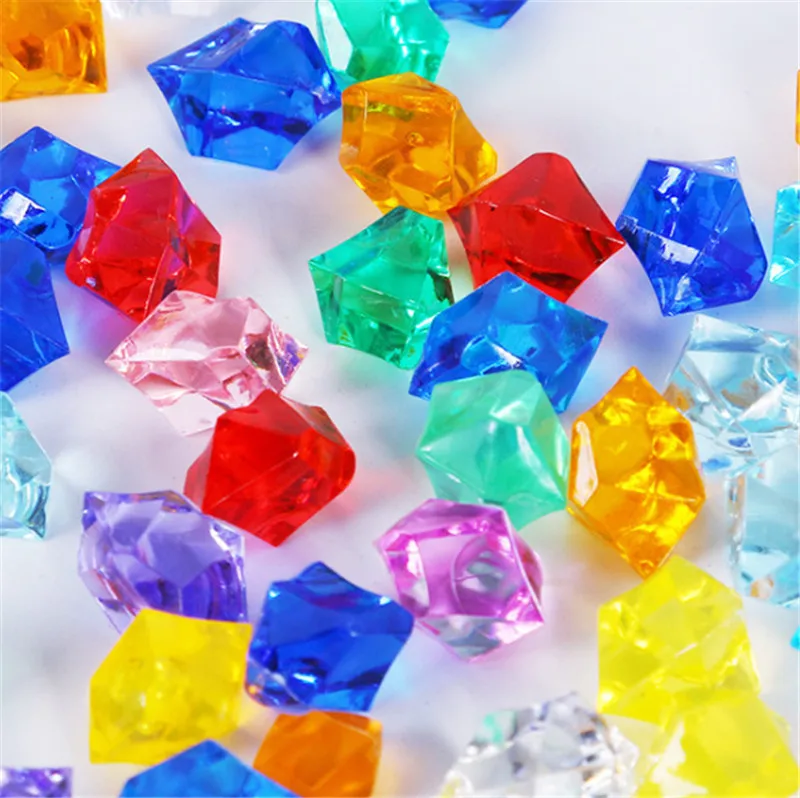 200PCS 20 spalvų 14*11mm Akrilo Kristalų Deimantai, Lombardai Nereguliarus Akmens Chessman figūras stalo Žaidimai, Priedai