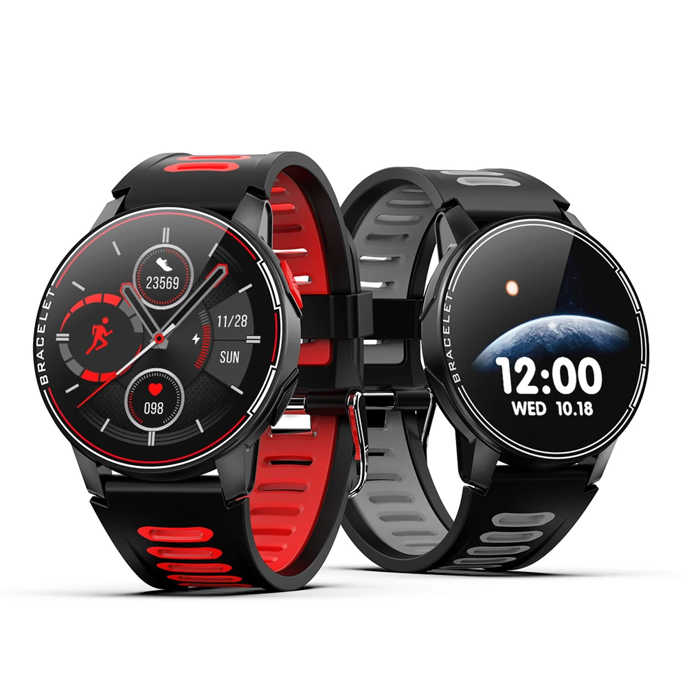 S20 Visą Touch Smart Watch Vyrų IP68 Vandeniui Fitness Tracker Širdies ritmo Monitorius 