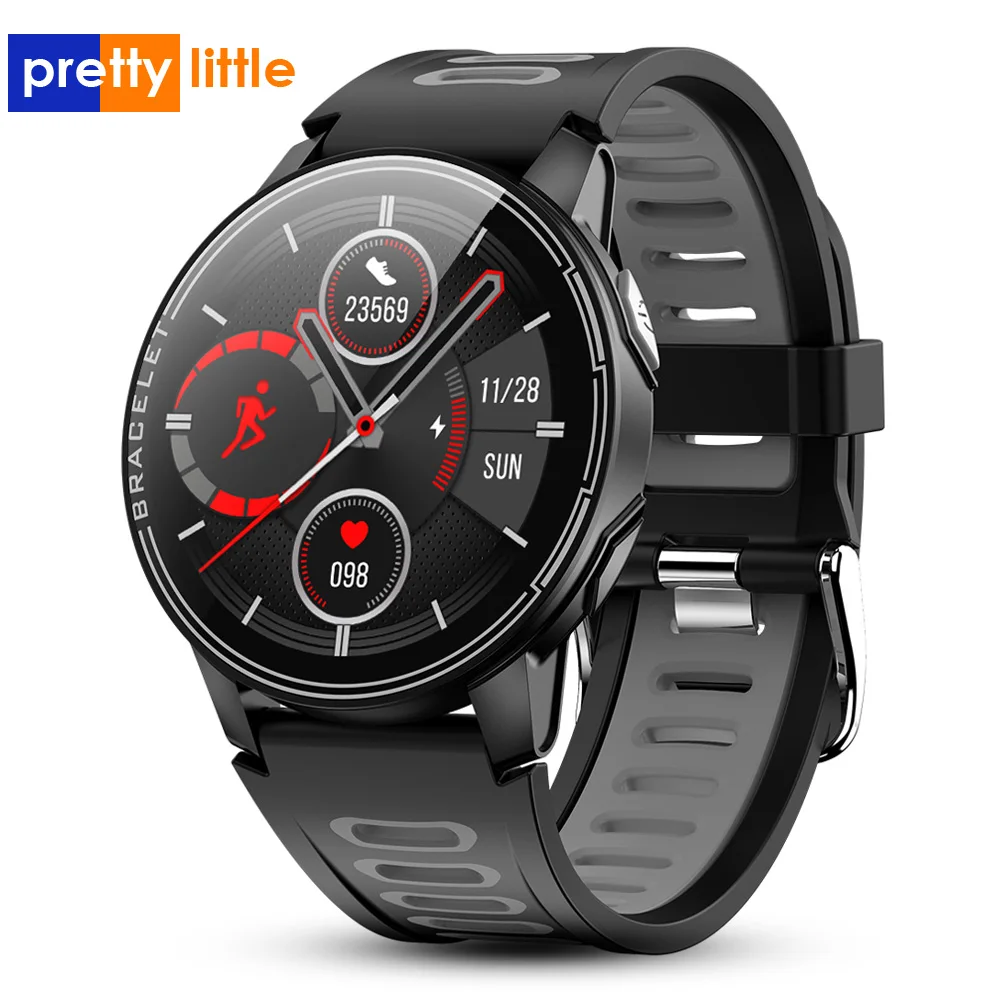 S20 Visą Touch Smart Watch Vyrų IP68 Vandeniui Fitness Tracker Širdies ritmo Monitorius 
