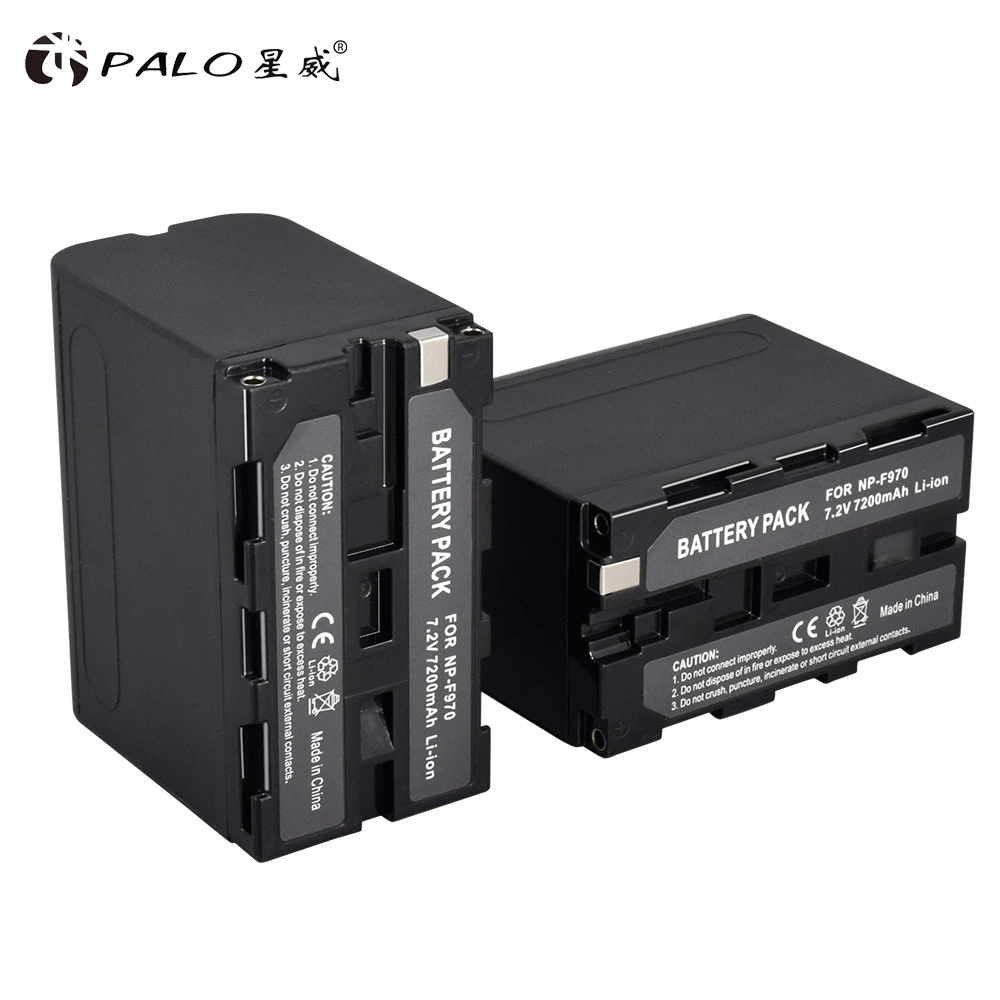 PALO NP-F960 F960 NPF960 fotoaparato baterija, 7.2 v 7200mah li jonų skaitmeninio fotoaparato baterija SONY DSC-S30 DSC-F707 MVC-CD200