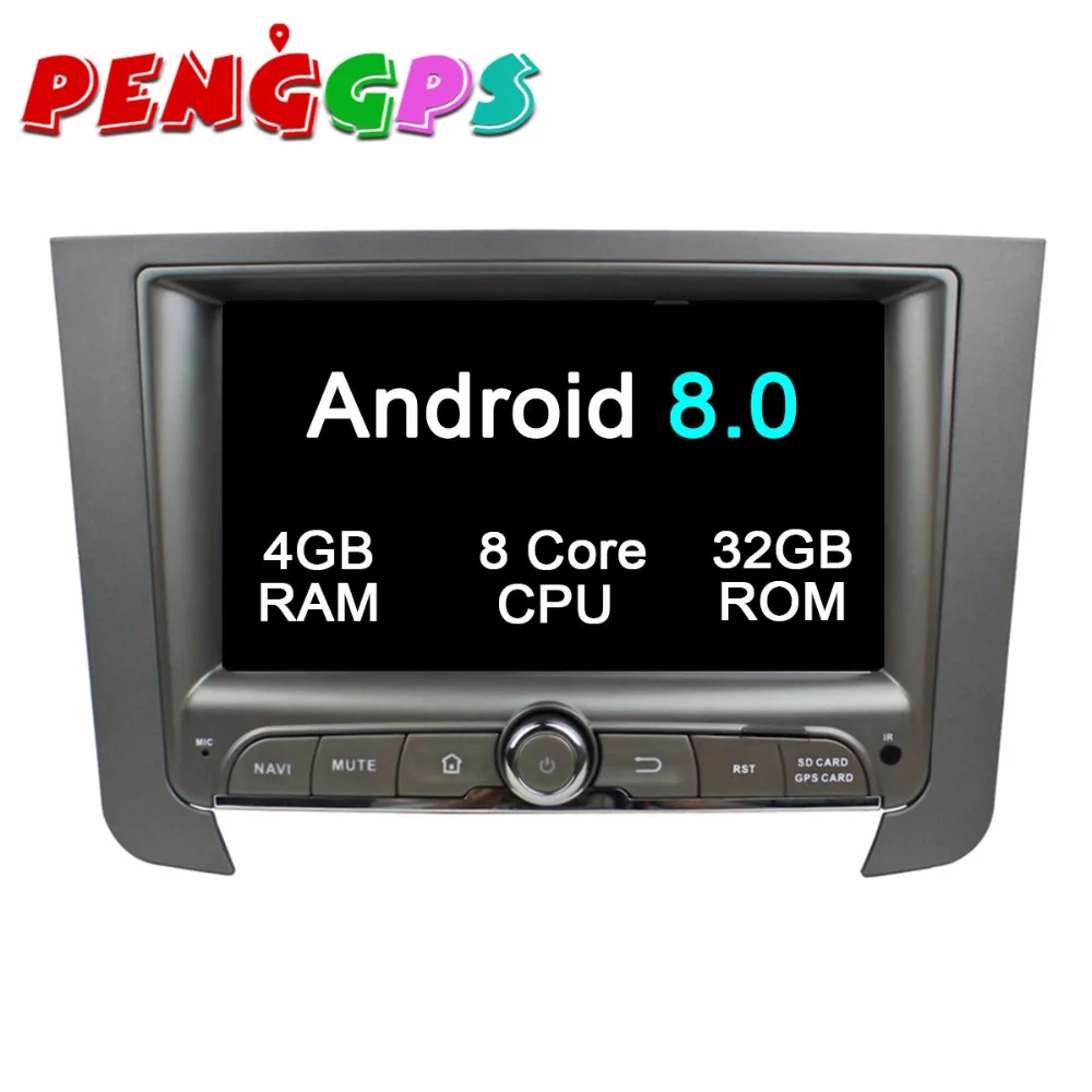 Android 8.0 Automobilio DVD Grotuvas GPS Navigacija Headunit Už Ssangyong REXTON m. m. 2016 m. 2017 Multimedijos 4+32 IPS Ekranas, HD Vaizdo