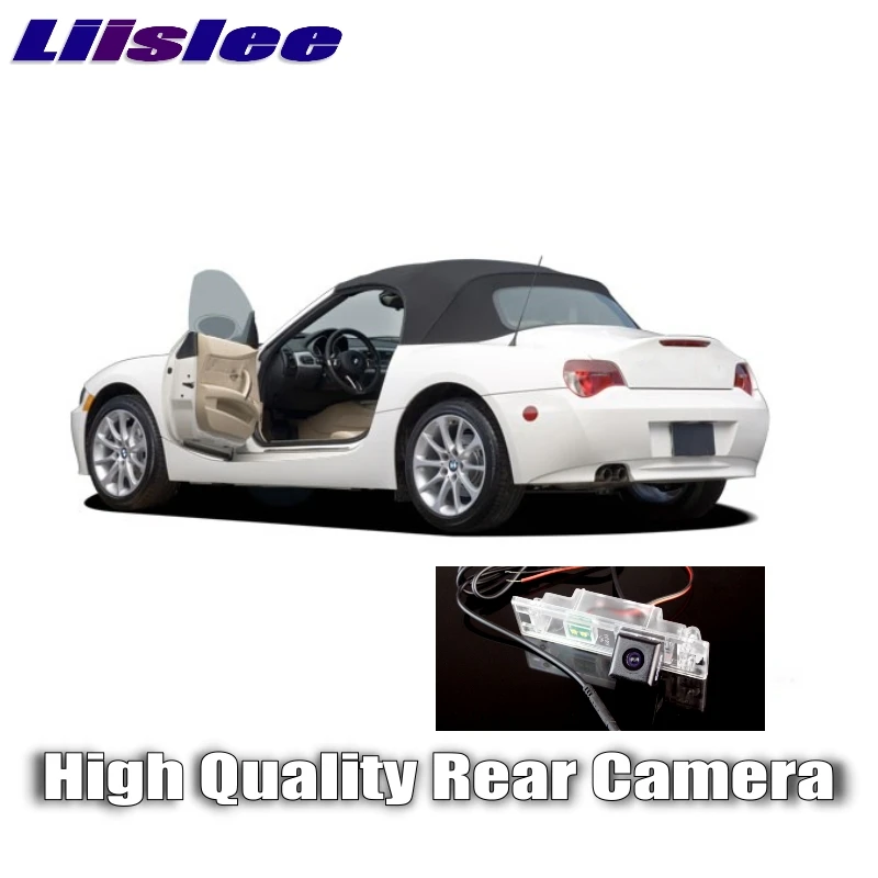 LiisLee Automobilio Atbulinės eigos vaizdo Kamera, Skirta BMW Z4 Z4M E85 2002-2008 M. Night Vision HD Vandeniui Skirta išoriniai galinio vaizdo Kamera