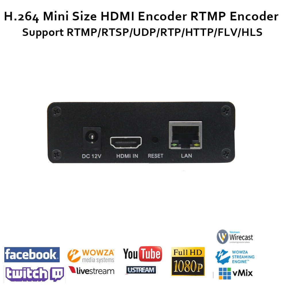 ESZYM H. 264 HDMI Video Encoder transliacijos encocder HDMI Siųstuvas live Transliacijos encoder H264 iptv encoder