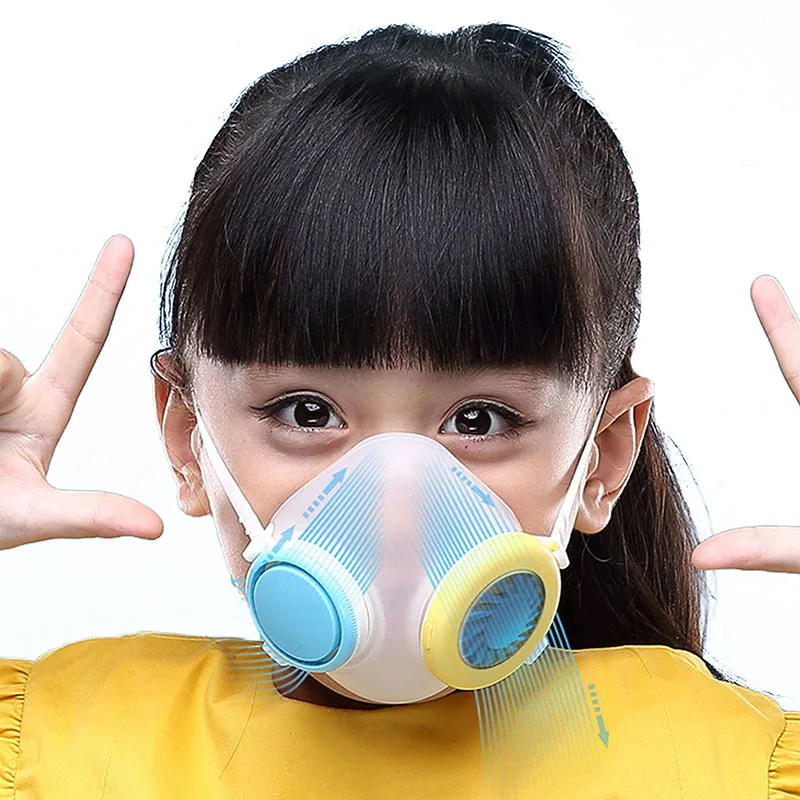Naujas Mados elektros respiratorius vaikų kaukė protingas Mažas, Lengvas kvėpavimo kaukė KD2.5 smogas Anti-seilių Saugos kaukė