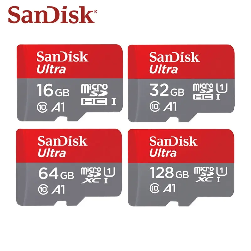 Originalios SanDisk Micro SD Kortelės Class10 TF Kortelė 16gb 32gb 64gb 128gb Max 98Mb/s atminties kortelę samrtphone ir table PC