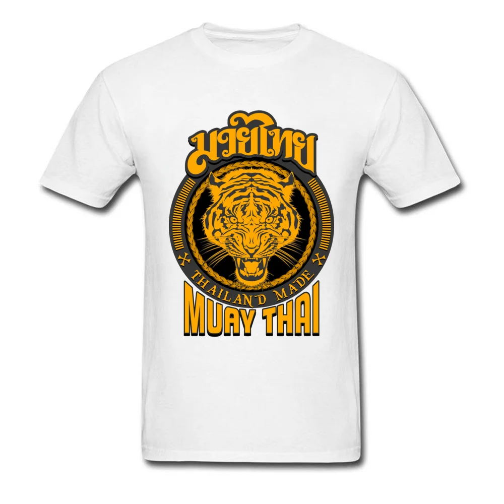 Kietas Tiger Muay Thai Tailando T-shirt Žmogui Kung Fu T Shirt Mens Juodos spalvos Drabužius Medvilnės Tees Grupės Viršūnės Hip-Hop Marškinėlius