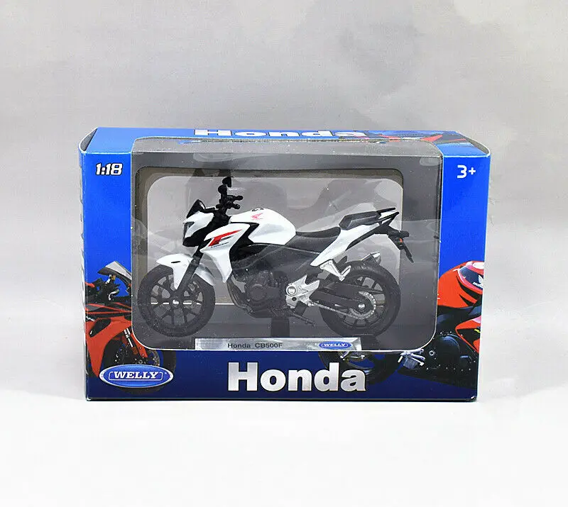 Welly 1:18 Honda CB500F Motociklo, Dviračio Modelis Naujas Žaislas Langelyje,