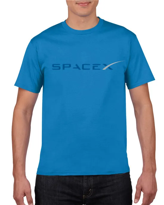 001 Naujovė Užima Žemės SpaceX Starman Marškinėliai Vyras Medvilnės Elon Musk Kosmoso X Marškinėlius Vasaros Camiseta Mens Marškinėlius Nesijaudinkite
