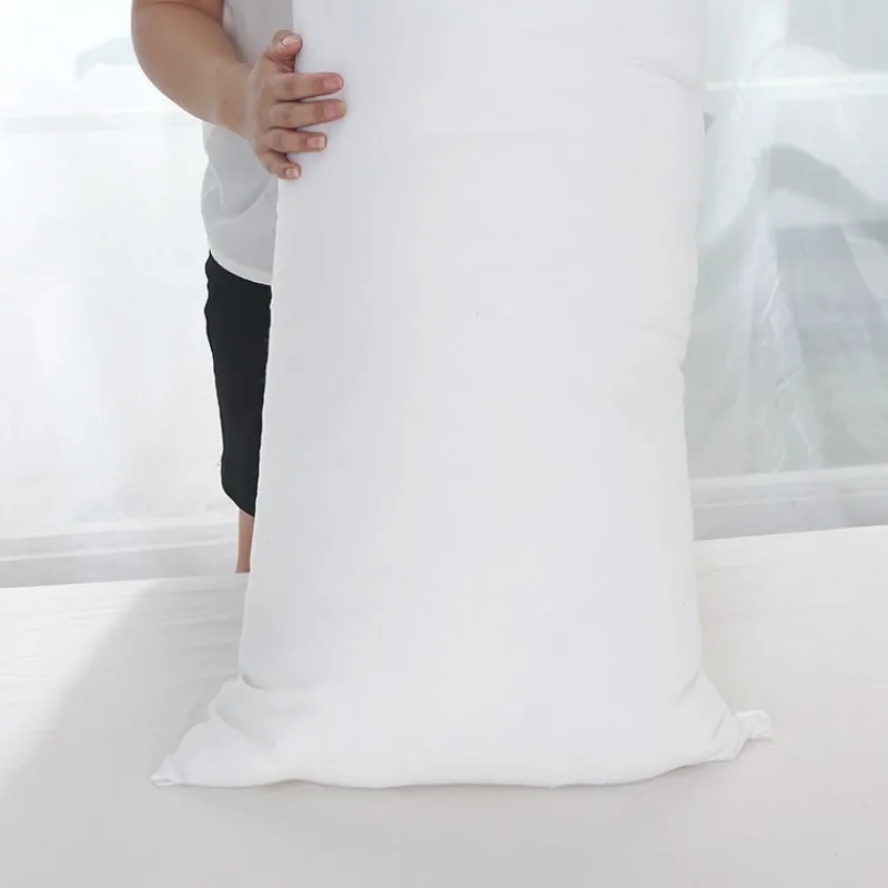 150x50cm Ilgio Balta Pagalvė, Vidinis Kūno Pagalvėlė Trinkelėmis Anime Stačiakampio Miego Plauko Pagalvę Namų Miegamajame Balta Patalynė