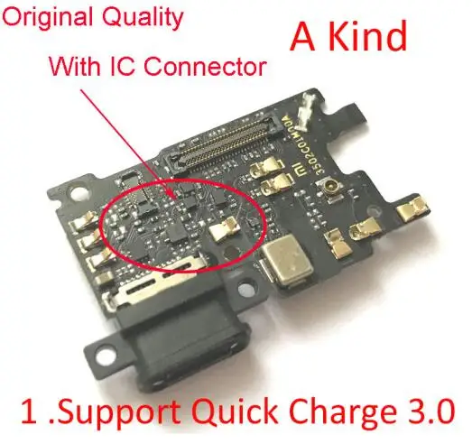 10 Vnt./Daug . Micro Dokas Įkroviklio Kištuko Jungtis Xiaomi Mi 6 Mi6 USB Įkrovimo lizdas Įkroviklis Valdybos Flex Kabelis