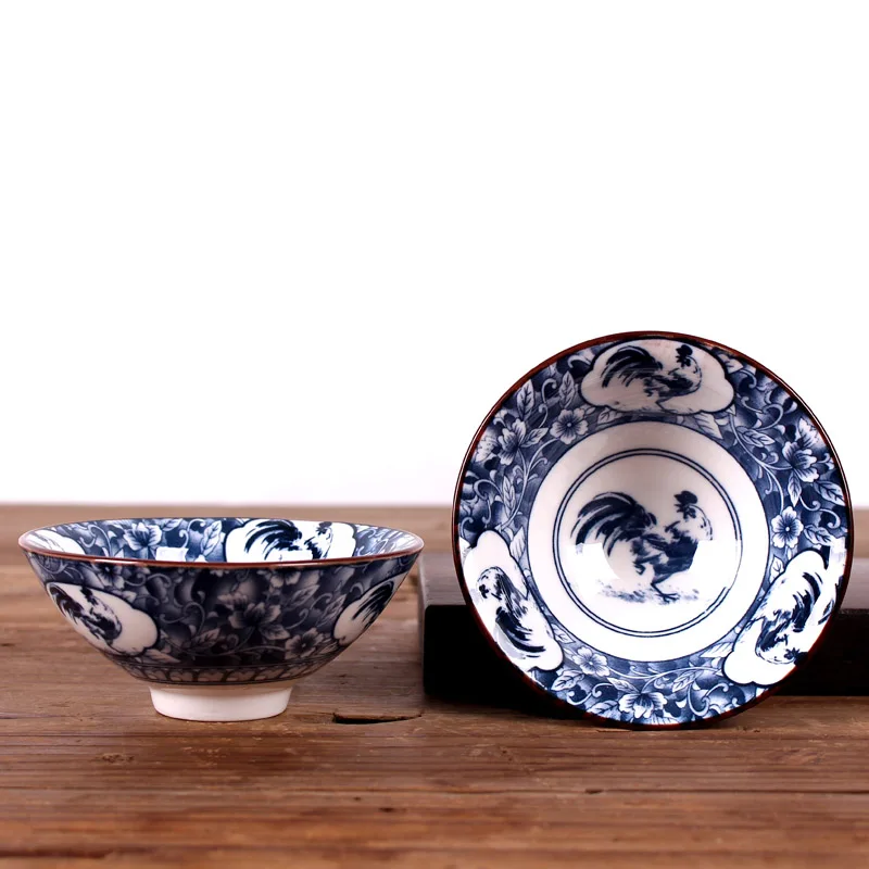 Mėlynos ir baltos spalvos porceliano arbatos Puodelio 1pcs, 