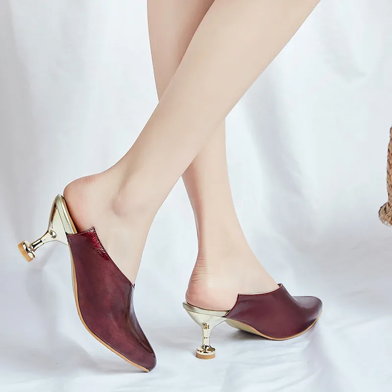 Smirnova didelis dydis 34-43 mados pavasario naujus batus moteris slingback aukštakulniai batai moterims, elegantiška prom vestuvių batai moterims 2020 m.