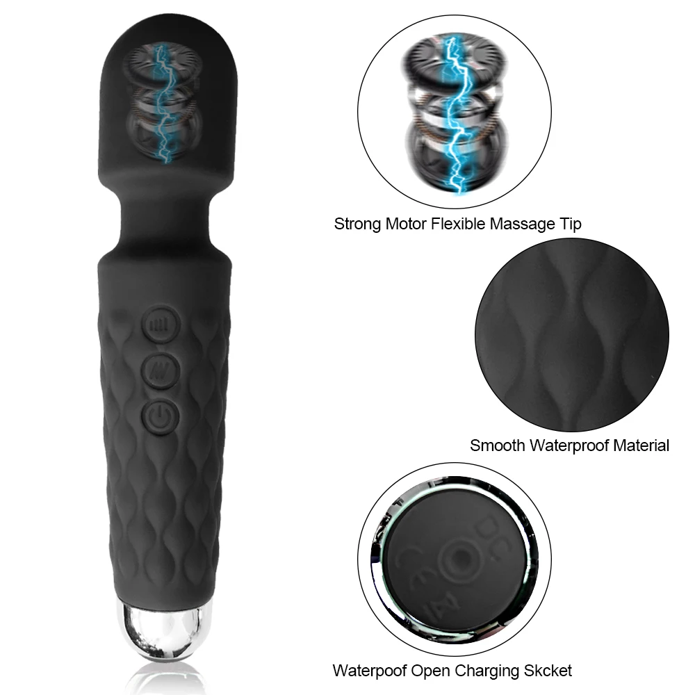 Galingas AV Vibratorius Magic Wand Erotiniai Žaislai USB Įkrovimo Dildo Sekso Žaislai Moterims, Klitorio Stimuliatorius Suaugusiųjų Produktų Parduotuvė