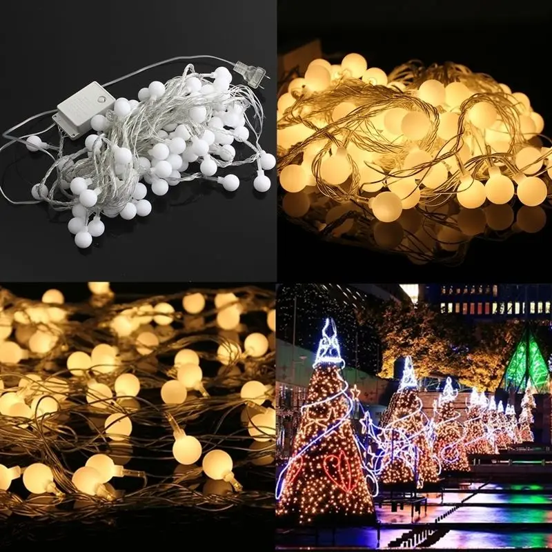 30M 300 LED Kamuolys Pasakų String Žibintai, Žibintų Girliandomis, Kalėdų Eglučių Kalėdų Atostogų Vestuvių Sodas, Lauko, Patalpų Apdaila