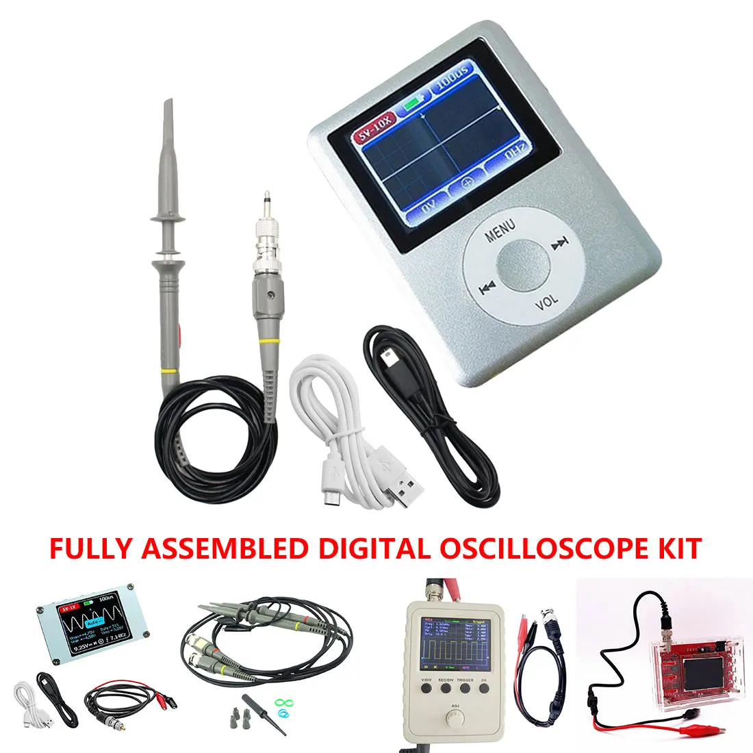 Kišeninės Skaitmeninis Oscilloscope Rinkinys 