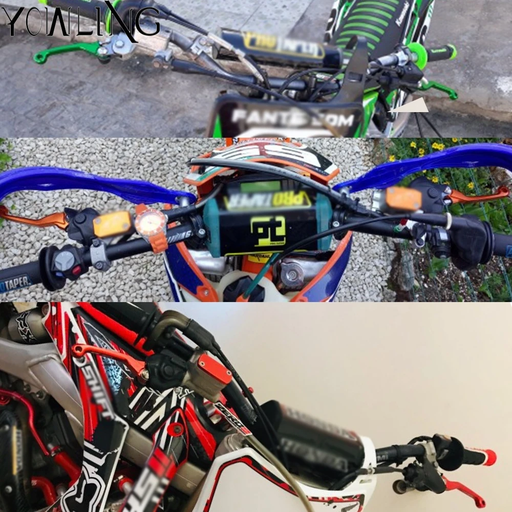 Motociklas CNC Dirt Bike rankena Svertų, Veidrodėliai, Stabdžių ir Sankabos Svirtelė Kawasaki KX 450F KX450F 2006 m. 2007 m. 2008 m. 2009 m. 2010 m. 2011 m. 2012