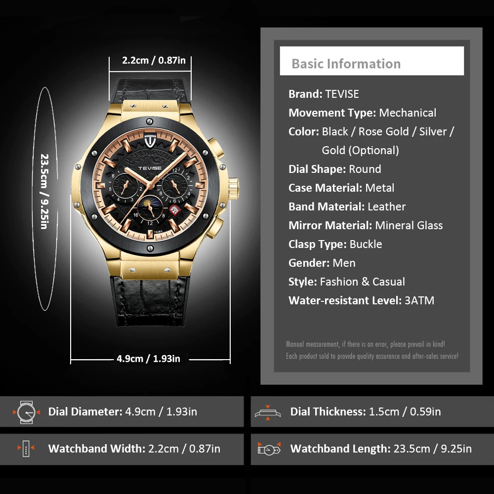 Laikrodžiai Vyrams TEVISE T828A Mechaninė Žiūrėti Mėnulio Fazių Kalendorių Ekranas Automatinis laikrodis, Odinis Vyrų Laikrodis 2021 Laikrodis Naujas