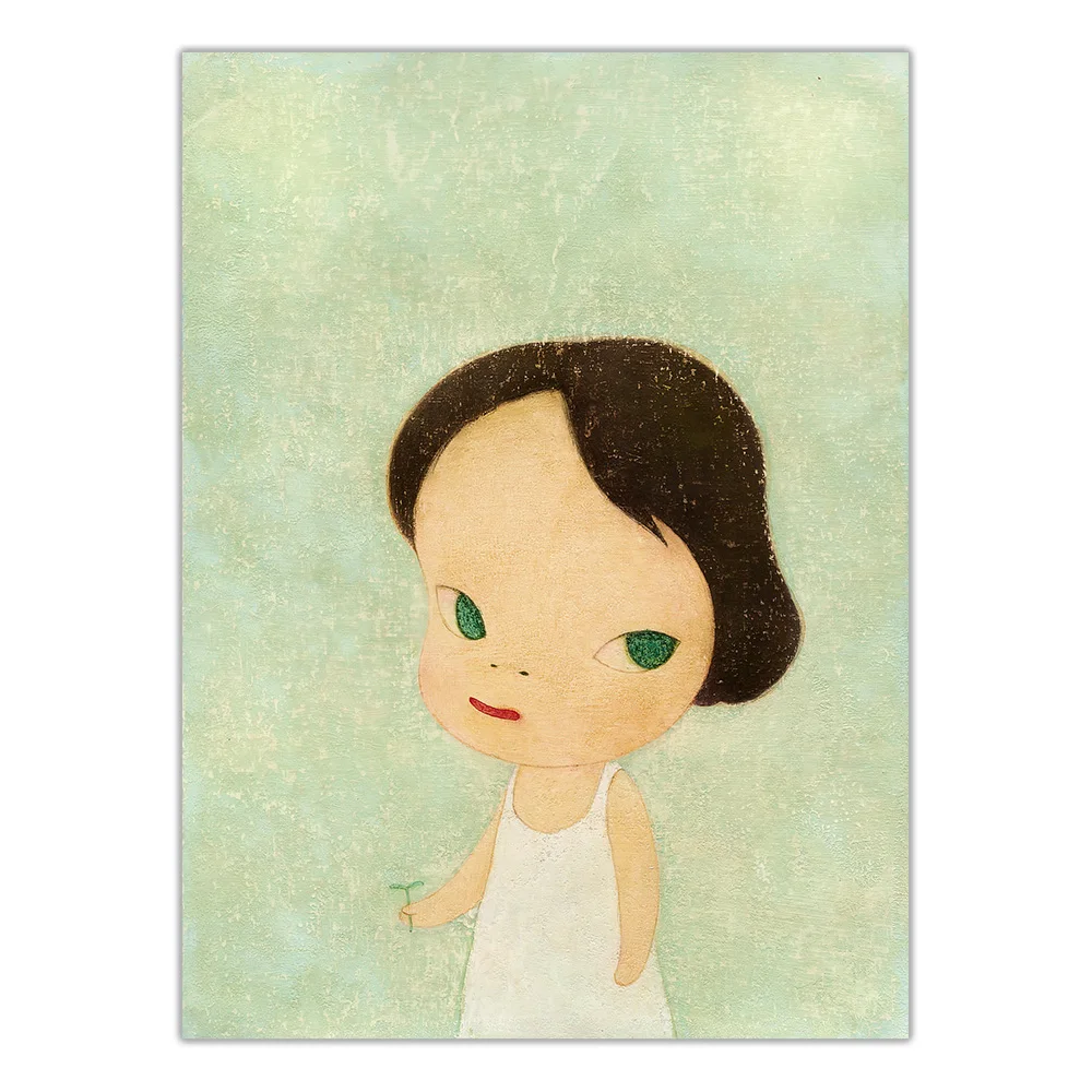 Citon Yoshitomo Nara《Vieniša maža mergaitė,》 Drobė, Aliejus, tapyba Meno kūrinius Plakato Nuotrauką Šiuolaikinės Sienų dekoras Namų kambarį Apdaila